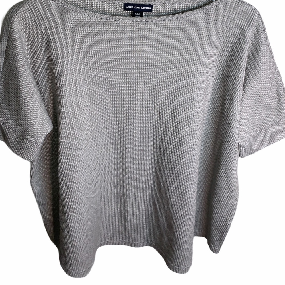 American Living Waffle Knit top